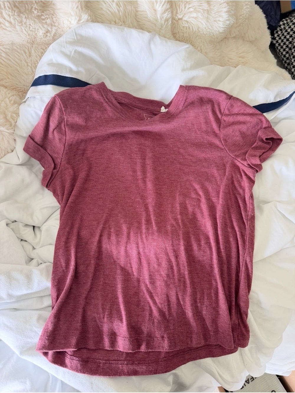 Pacsun Burgundy Short Sleeve Tee